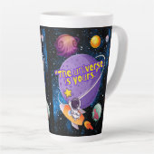 HET UNIVERSUM IS VAN JOU LATTE MOK (Rechterhoek)