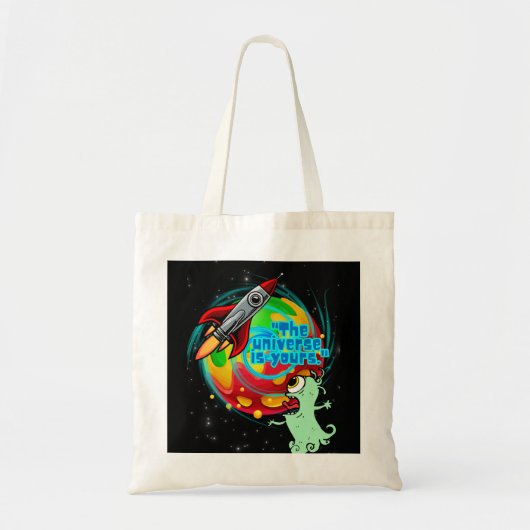 HET UNIVERSUM IS VAN JOU TOTE BAG (Voorkant)