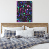 Het universum is wijd canvas afdruk (Insitu (Slaapkamer))