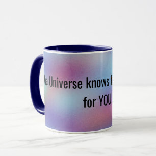 Het universum kent de Koffie van het Inspirerend v Mok