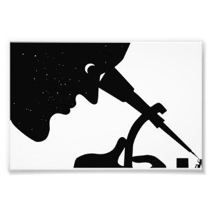 Het universum komt zichzelf te kennen foto afdruk