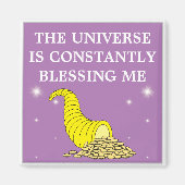 Het universum laat me voortdurend verleiden. magneet (Voorkant)