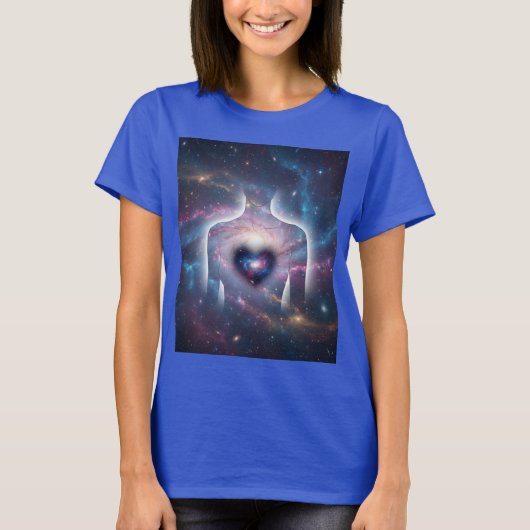 Het Universum Leeft In Jou T-shirt (Voorkant)