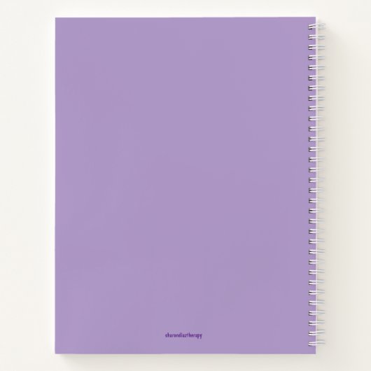 Het universum spant spiraal Notitieboek (Achterkant)