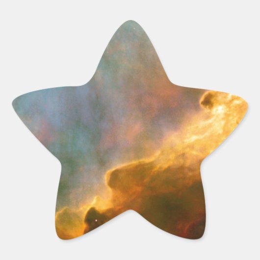 Het universum ster sticker (Voorkant)