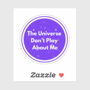 Het universum sticker