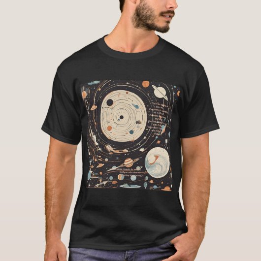 het universum t-shirt (Voorkant)
