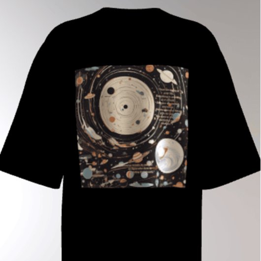 het universum t-shirt