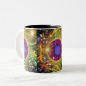 Het Universum Tweekleurige Koffiemok (Voorkant links)