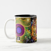 Het Universum Tweekleurige Koffiemok (Links)