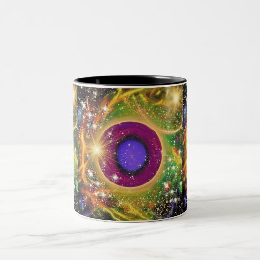 Het Universum Tweekleurige Koffiemok (Center)