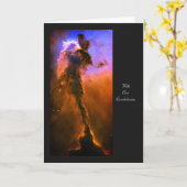 Het universum van de schepping - met onze condolea kaart (Gele Bloem)