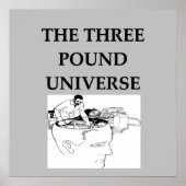 het universum van drie pond poster (Voorkant)