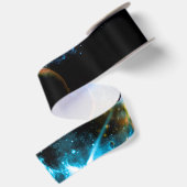 Het universum van planeten satijnen lint (Achterkant)
