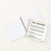 Het Universum - Verheffende Empowerment Gedicht Notitieboek (Binnen)