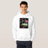 het universum verkennen hoodie (Voorkant volledig)