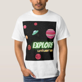 het universum verkennen t-shirt