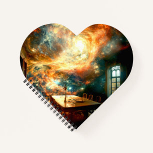 Het universum voor het diner notitieboek