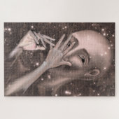 Het universum ziet - Abstracte schilderkunst Legpuzzel (Horizontaal)