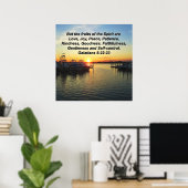 HET UPLIFEREN VAN SUNSET FRUITS VAN HET SPIRIT ONT POSTER (Thuiskantoor)