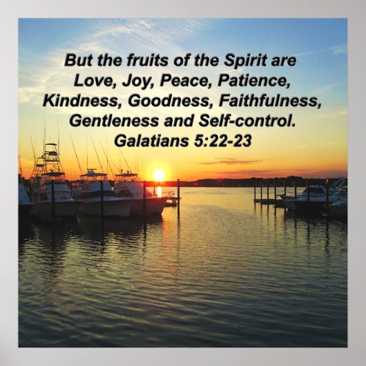 HET UPLIFEREN VAN SUNSET FRUITS VAN HET SPIRIT ONT POSTER (Voorkant)