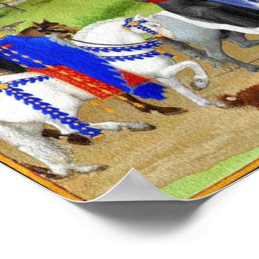 Het urenboek - augustus poster (Hoek)