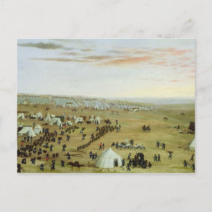 Het Uruguayaanse kamp Rio Grande, Brazilië, 1865 ( Briefkaart