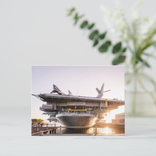 Het USS Midway Museum Briefkaart (Staand voorkant)