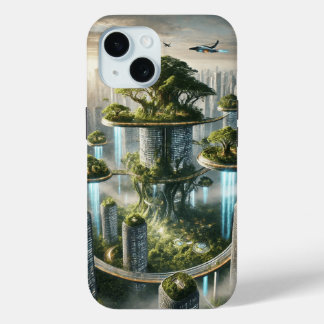 Het Utopia van Forest-City iPhone 15 Case