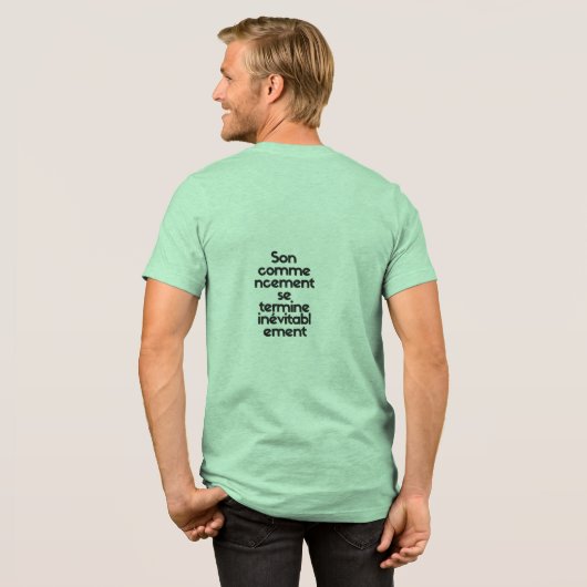 het uur Tri-Blend shirt (Voorkant)