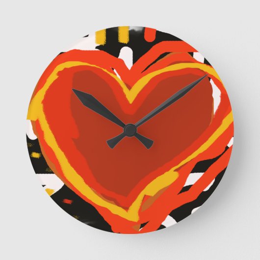 het uur van de liefde ronde klok (Voorkant)