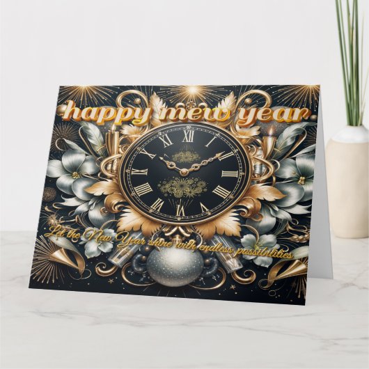 Het uur van het nieuwe begin met Personalized Me Kaart (Voorkant)