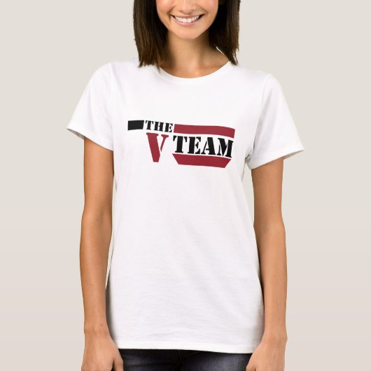 Het V-team T-shirt (Voorkant)