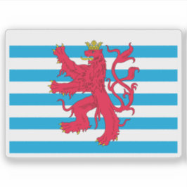 Het vaandel van Luxemburg Sticker