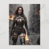 Het vaderland verdedigen briefkaart (Voorkant)