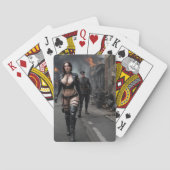 Het vaderland verdedigen pokerkaarten (Achterkant)