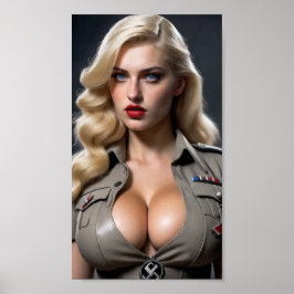 Het vaderland verdedigen poster