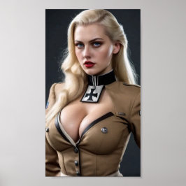 Het vaderland verdedigen poster