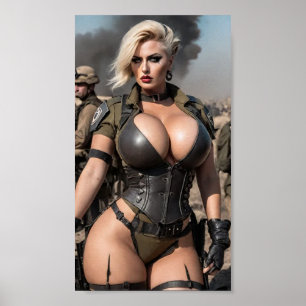 Het vaderland verdedigen poster