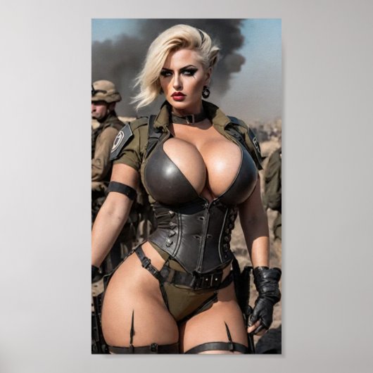 Het vaderland verdedigen poster (Voorkant)