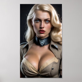 Het vaderland verdedigen poster