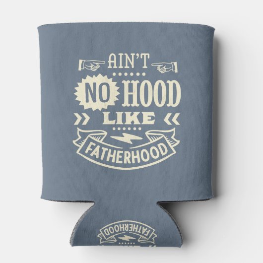 Het vaderschap is geen capuchon blikjeskoeler (Achterkant)