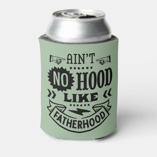 Het vaderschap is geen capuchon blikjeskoeler (Blikje Achterkant)