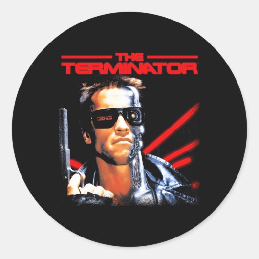 Het vak Terminator-film Ronde Sticker (Voorkant)