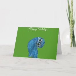 Het Vakantie van de Uil van Burrowing Feestdagen Kaart