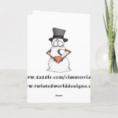 Het Vakantie van U van het hart Feestdagen Kaart (Achterkant)