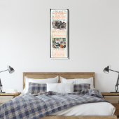 Het vakantievoordeel van William Cooke Canvas Afdruk (Insitu (Slaapkamer))