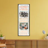 Het vakantievoordeel van William Cooke Canvas Afdruk (Insitu (Woonkamer))