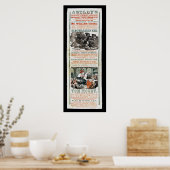 Het vakantievoordeel van William Cooke Poster (Keuken)