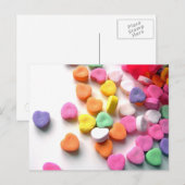 Het Valentijnse Snoep van Liefjes Feestdagenkaart (Voorkant / Achterkant)